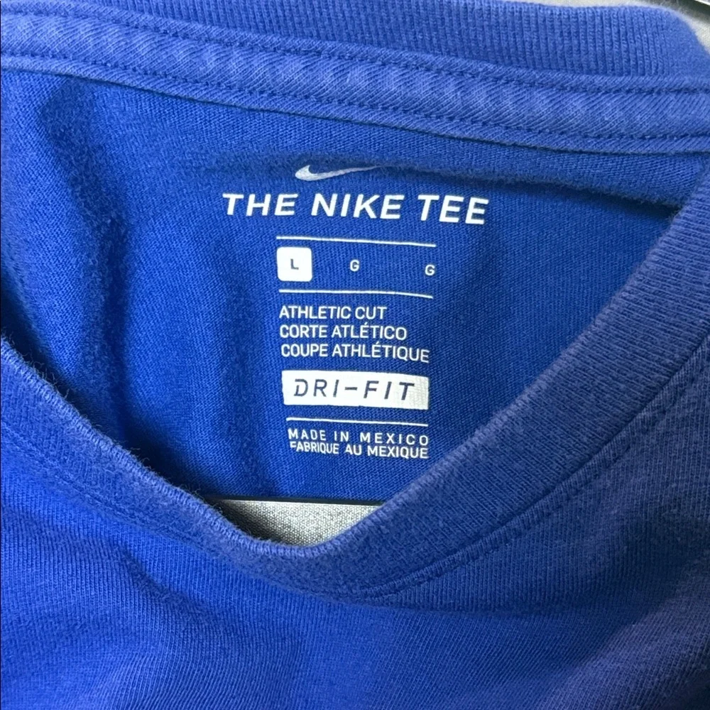 Nike Dri-Fit Philadelphia 76ers NBA‎ Playoffs Tee L Blue